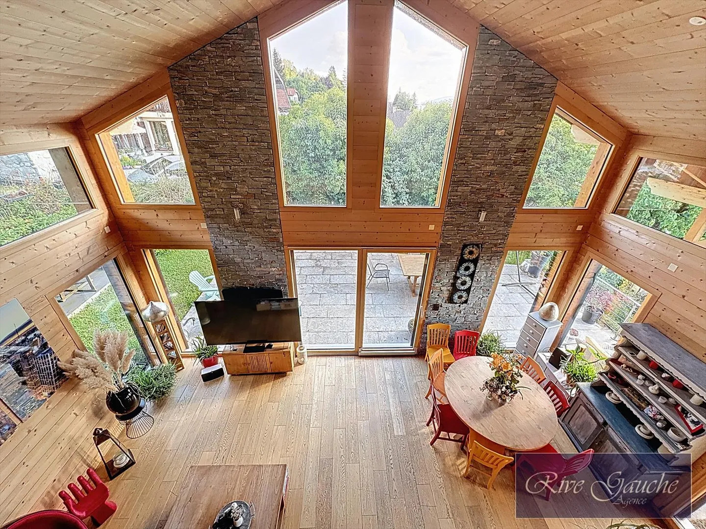 Villa d'architecte à Saint-Cergues (FR) avec piscine intérieure - Photo 7 sur 13