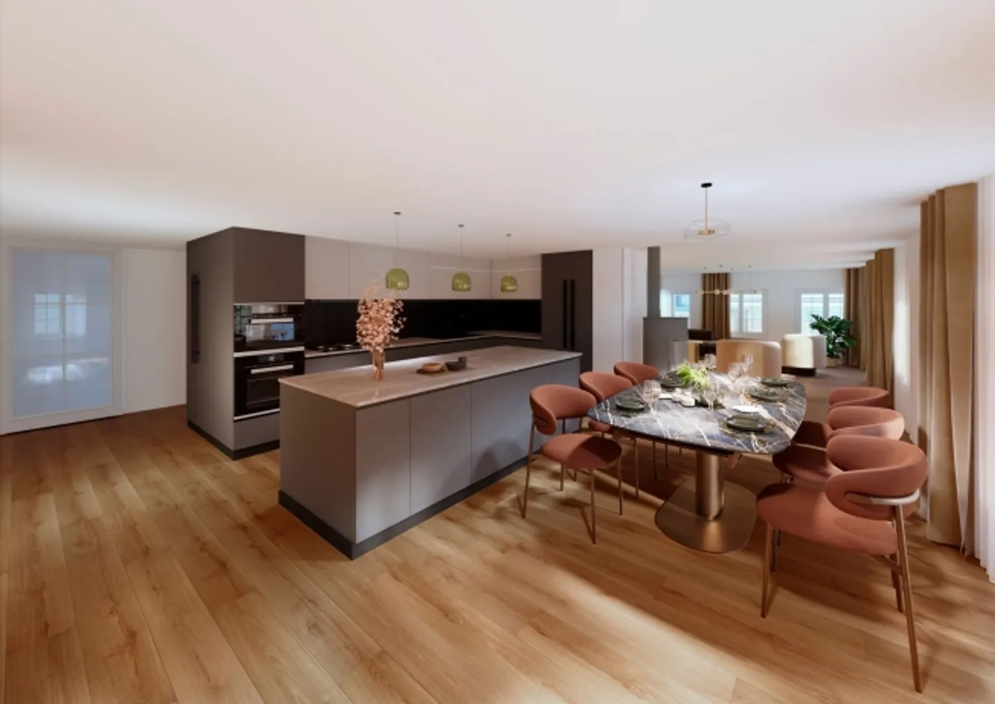 4.5-room apartment with loggia near the train station in Krummenau - Photo 4 of 6