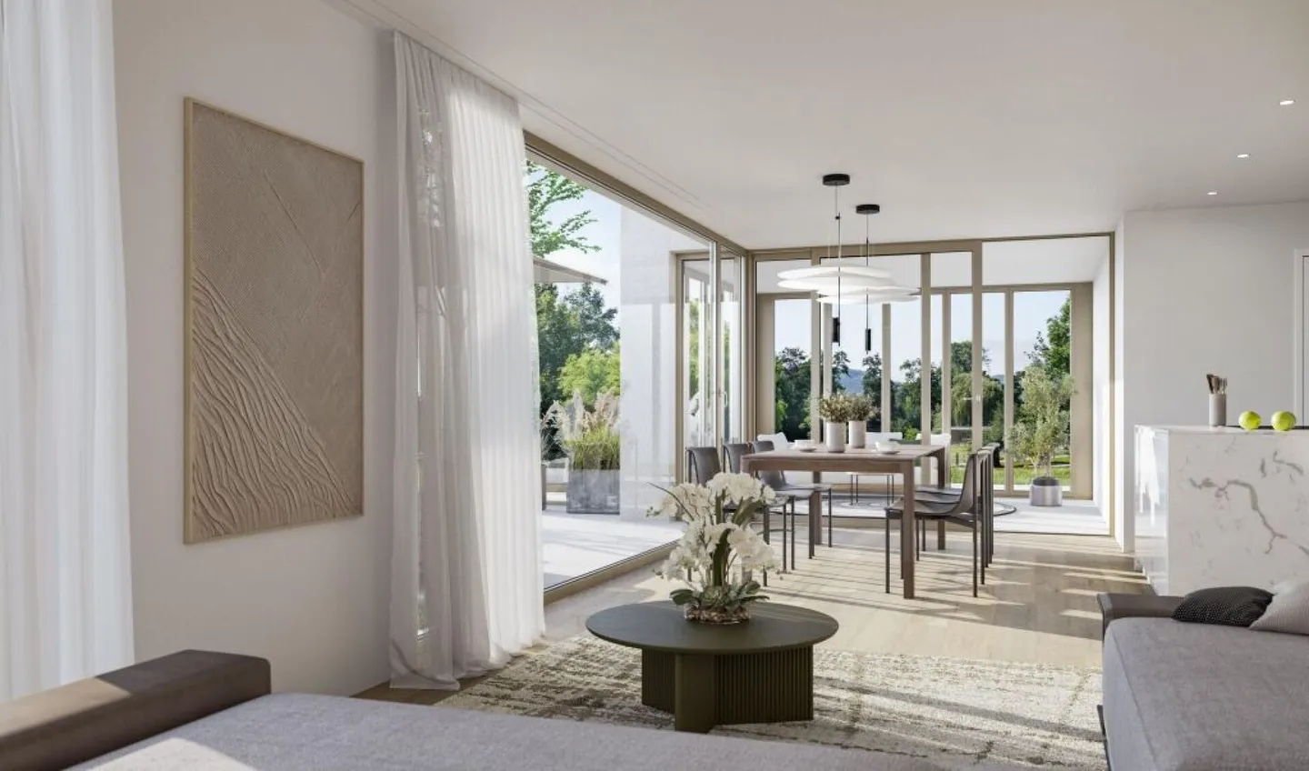 Vivere come in una casa unifamiliare - Appartamento giardino 4 1/2 locali - Foto 3 di 8