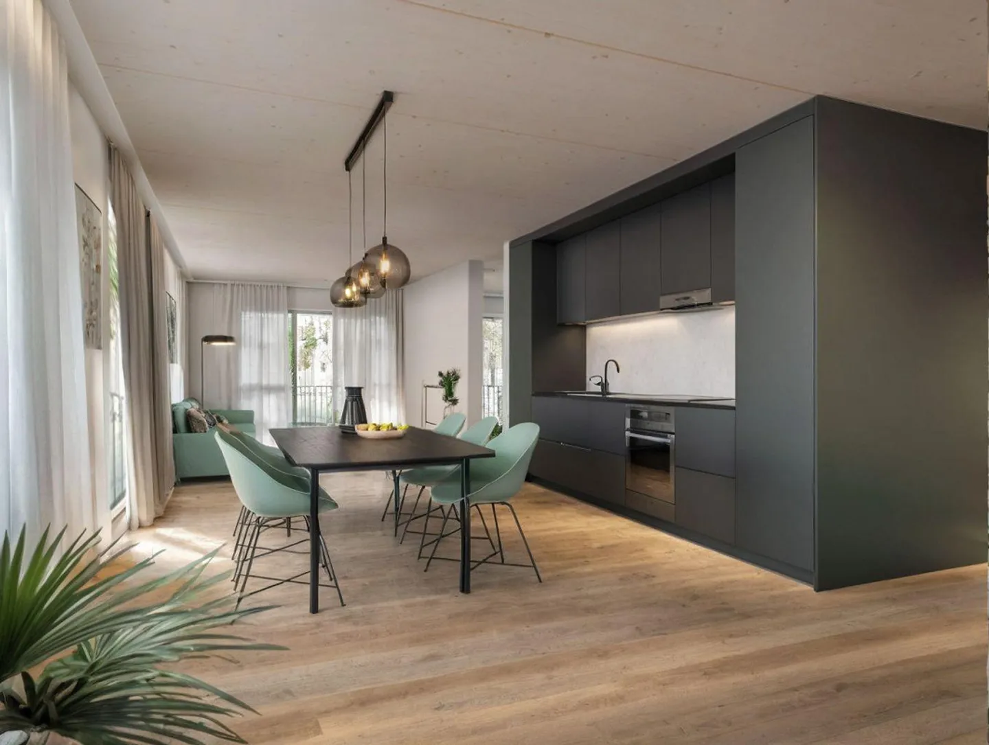 Modernes Wohnen in Aarberg  Erdgeschosswohnung im Haus Silva - Photo 1 sur 5