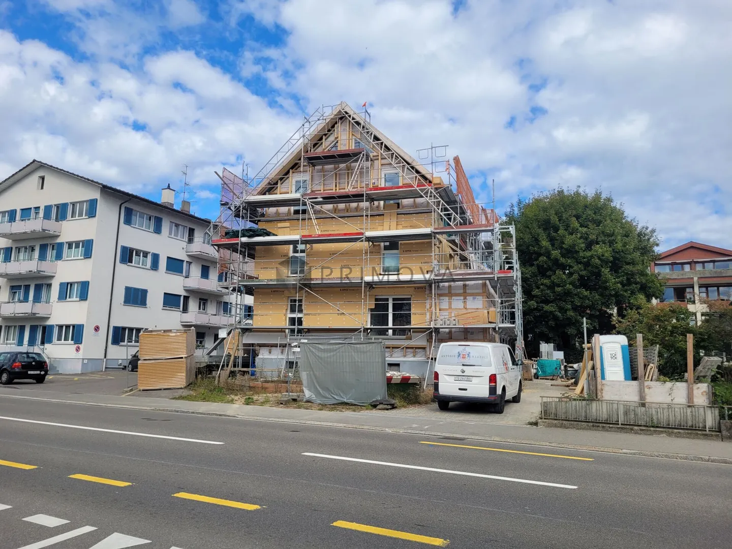 Nouveau projet de construction - Maison multifamiliale moderne en construction à ossature bois Appartement n° 1 - Photo 2 sur 5