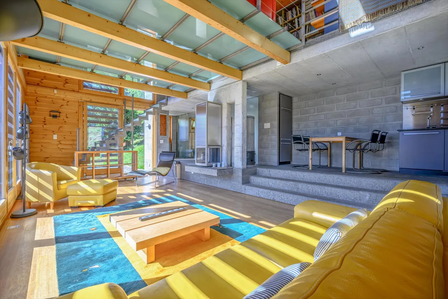 Chalet di architetto in stile contemporaneo, concetto originale, tutto in trasparenza - Foto 11 di 24