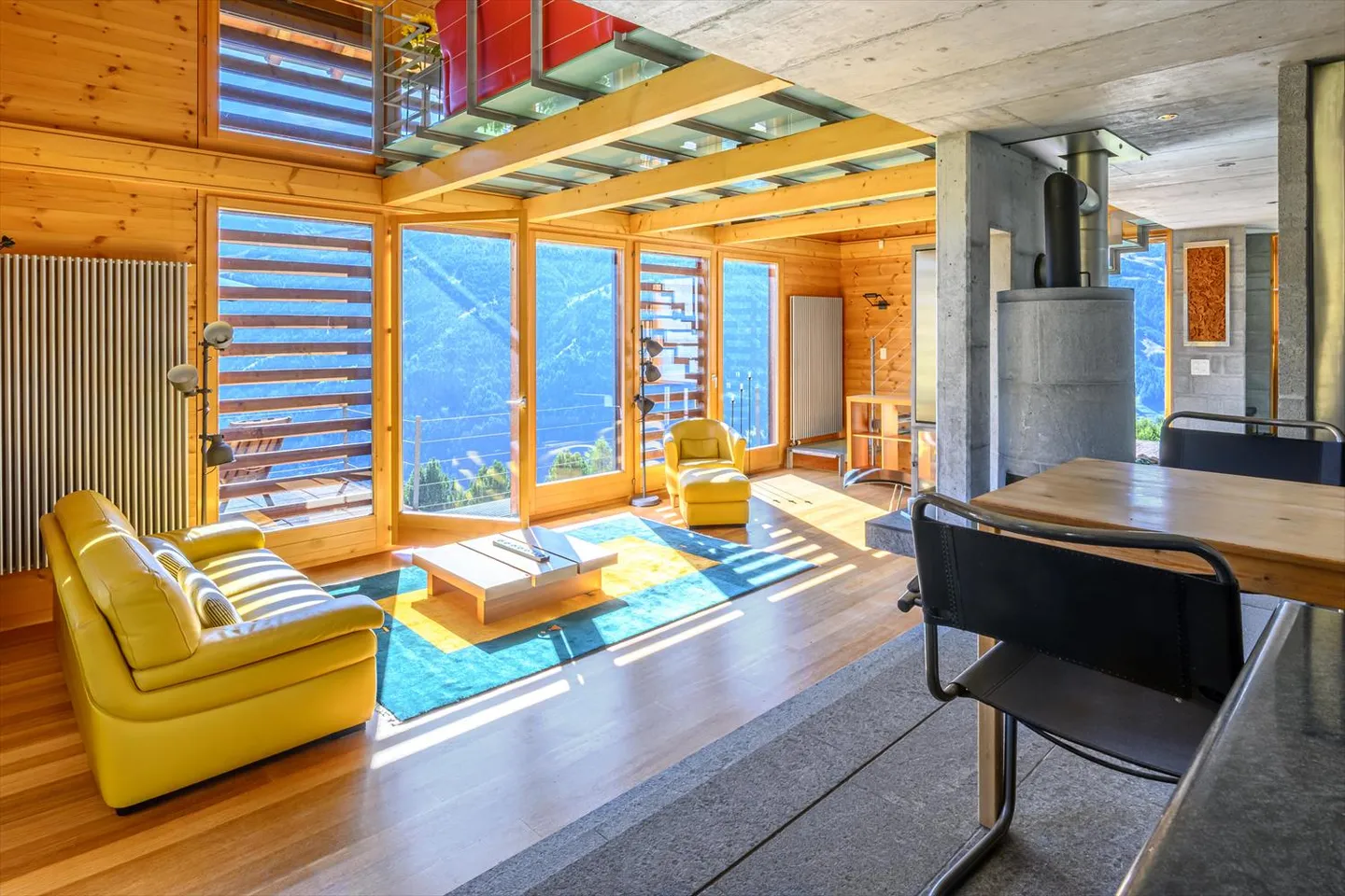 Chalet di architetto in stile contemporaneo, concetto originale, tutto in trasparenza - Foto 13 di 24