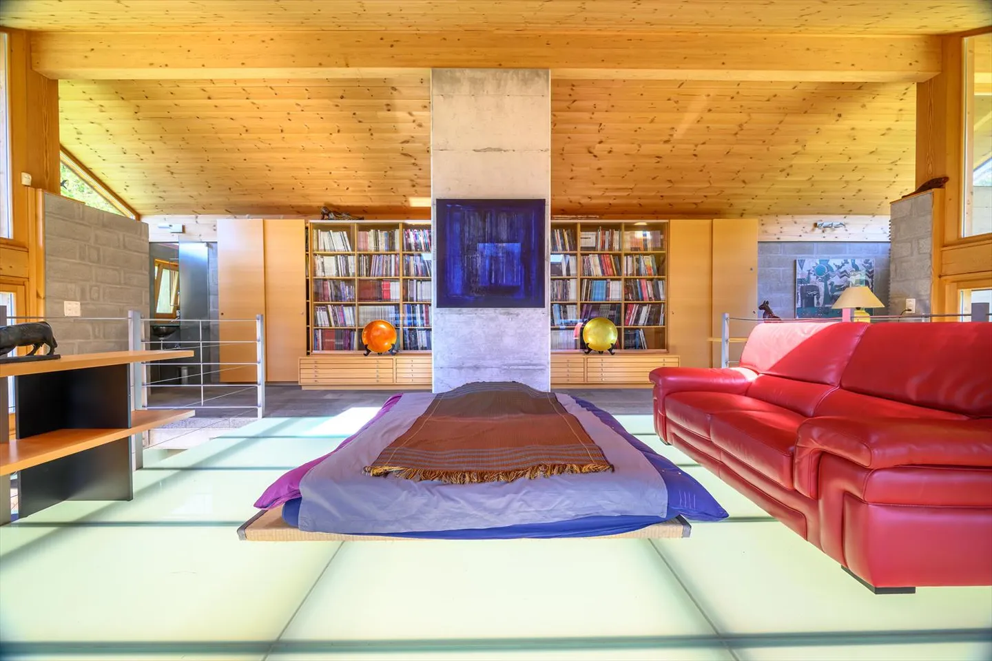 Chalet di architetto in stile contemporaneo, concetto originale, tutto in trasparenza - Foto 22 di 24