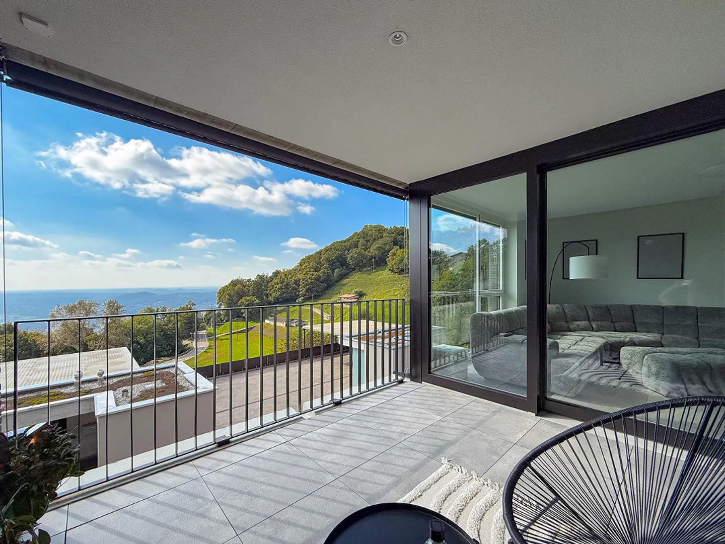 Casa a schiera con vista panoramica a Sagno - Foto 9 di 11