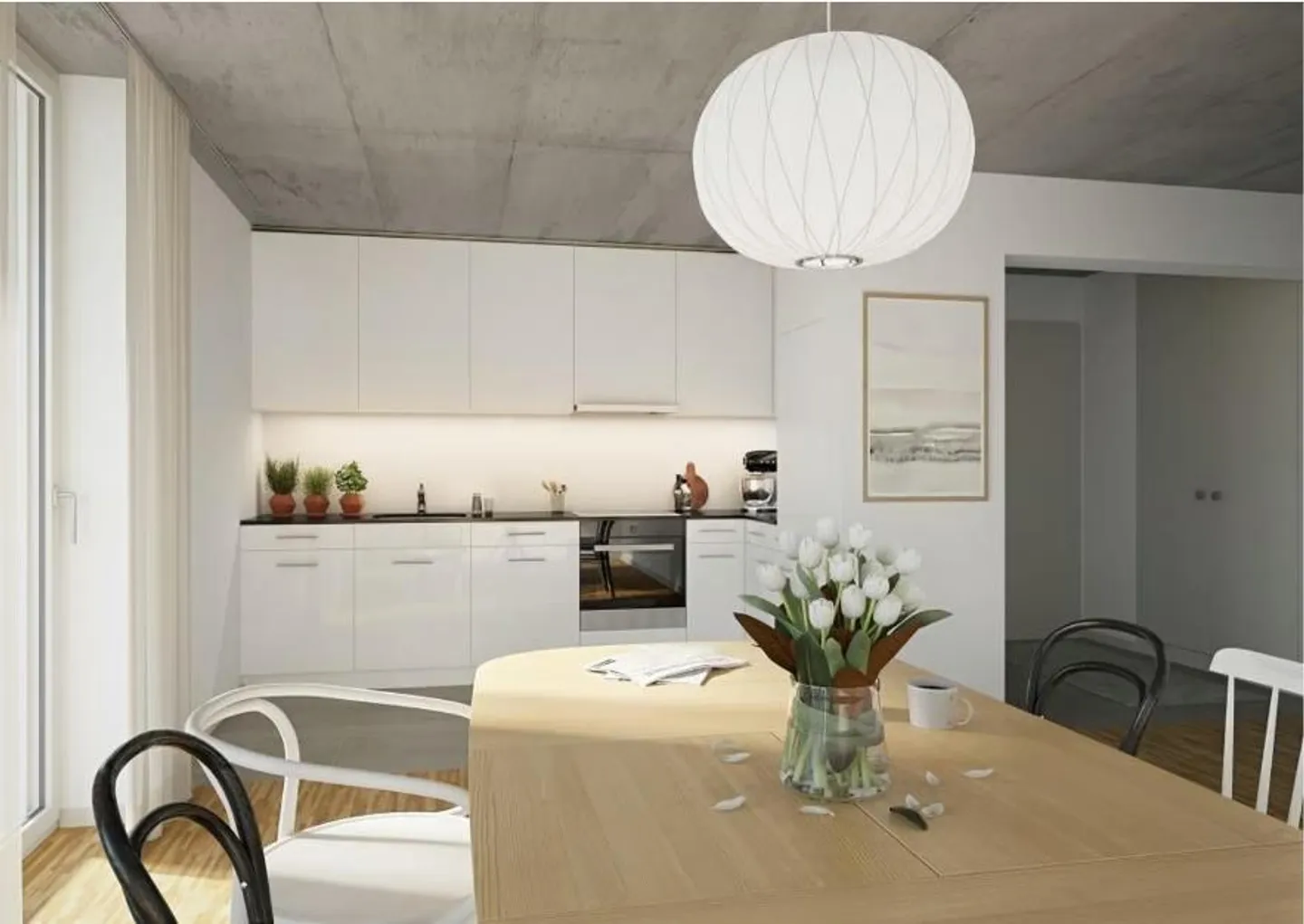 Moderne 2.5-Zimmerwohnung in Zentrumsnähe von Schlieren - Foto 2 von 6