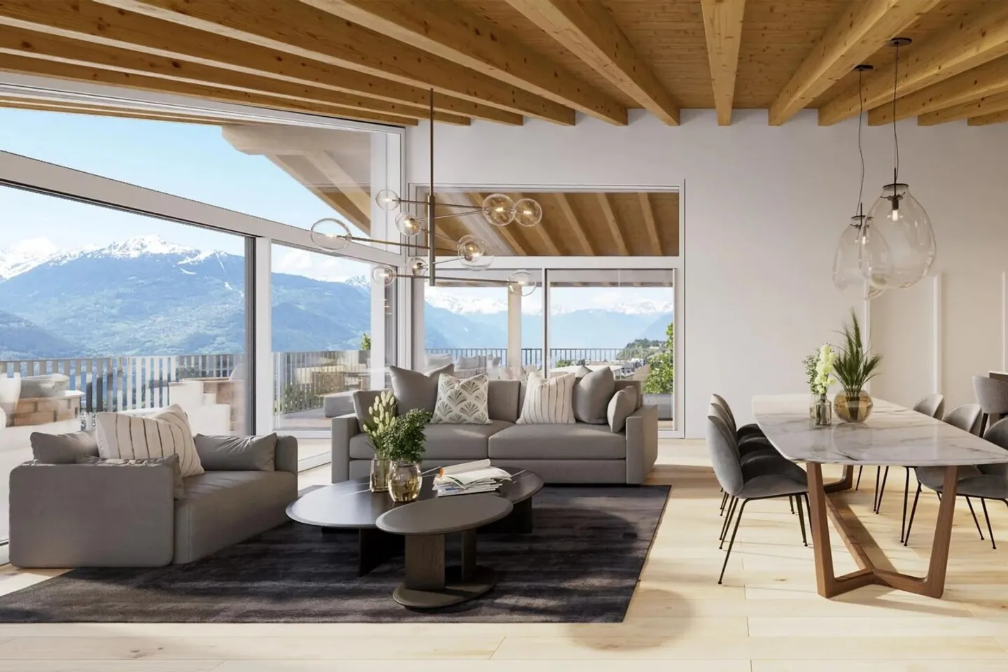 Penthouse | Außergewöhnliche 4,5 Zimmer mit geräumiger Terrasse - Foto 3 von 9