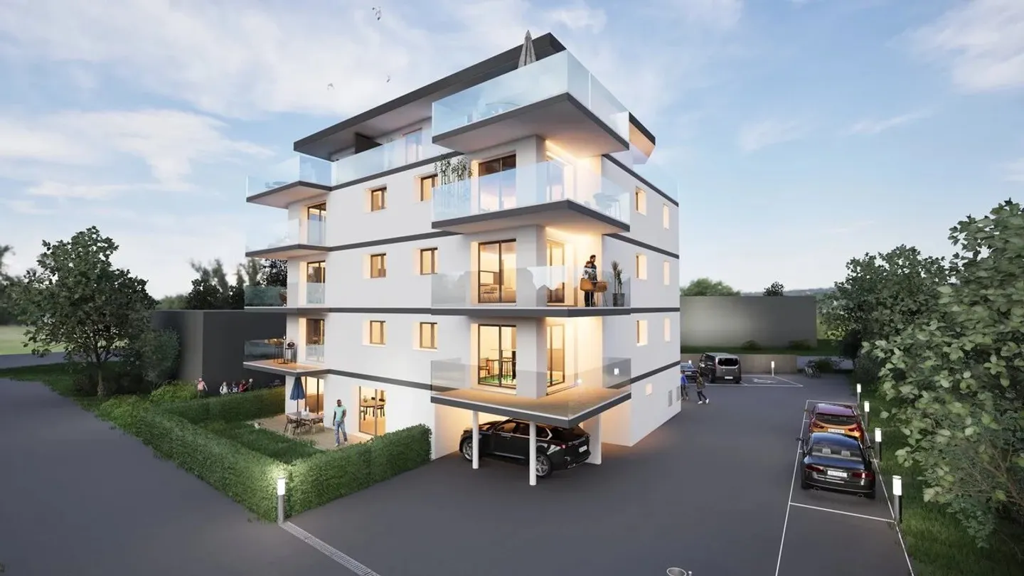Appartement 3.5 pièces avec balcon sud-est à Saxon - Photo 10 sur 12