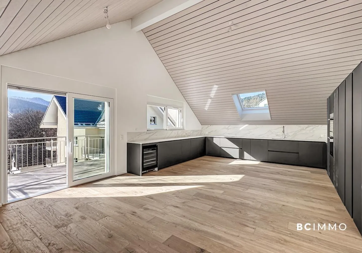 Wunderschöne neue Penthousewohnung im Zentrum von Saint-Cergue - Foto 11 von 13