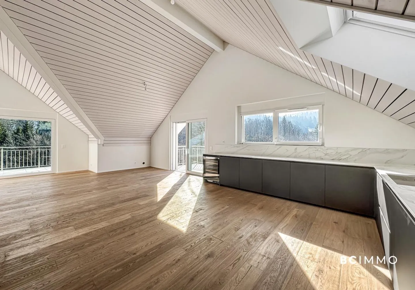 Wunderschöne neue Penthousewohnung im Zentrum von Saint-Cergue - Foto 3 von 13