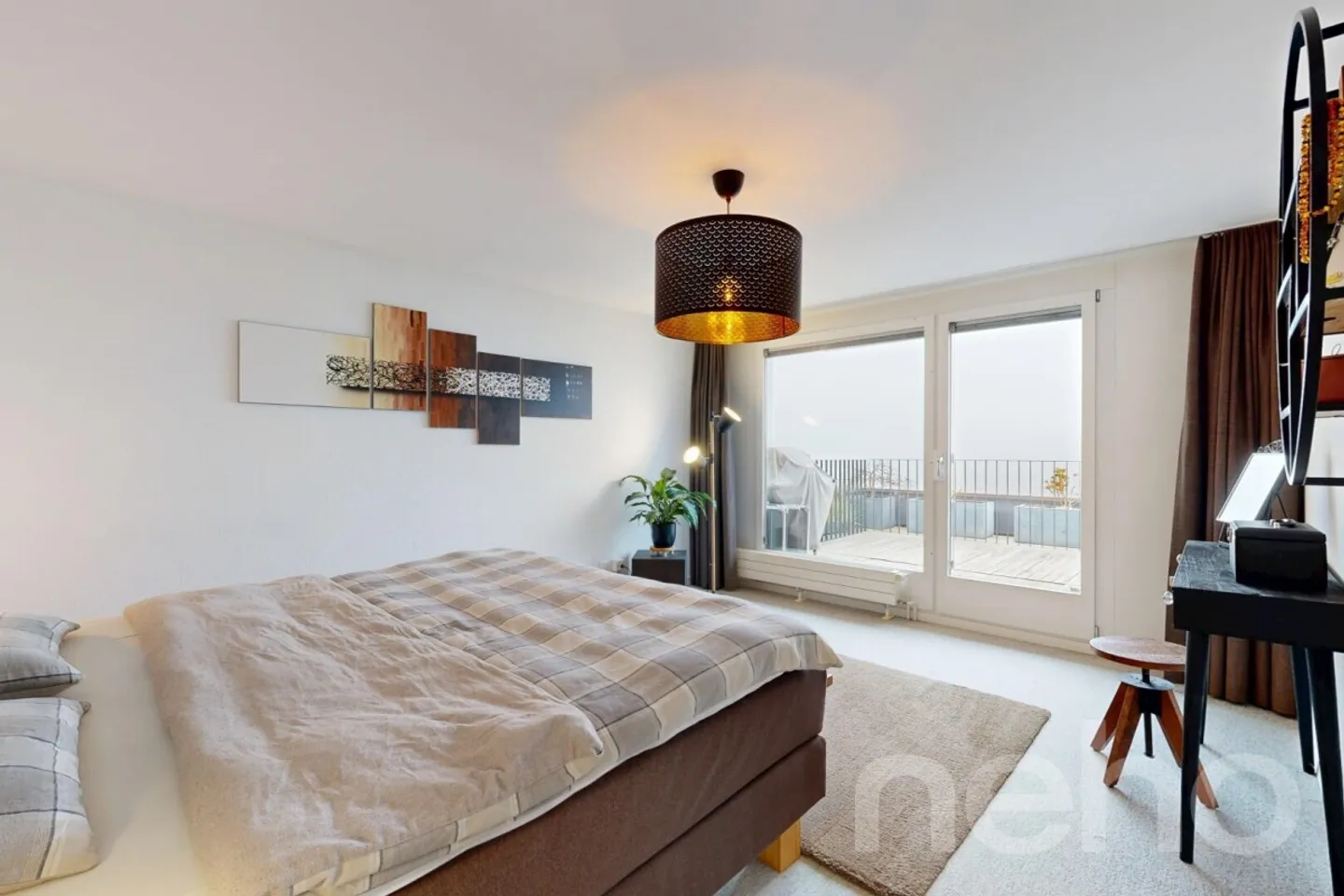 Geräumige Terrassenwohnung mit Alpensicht - Foto 5 von 12