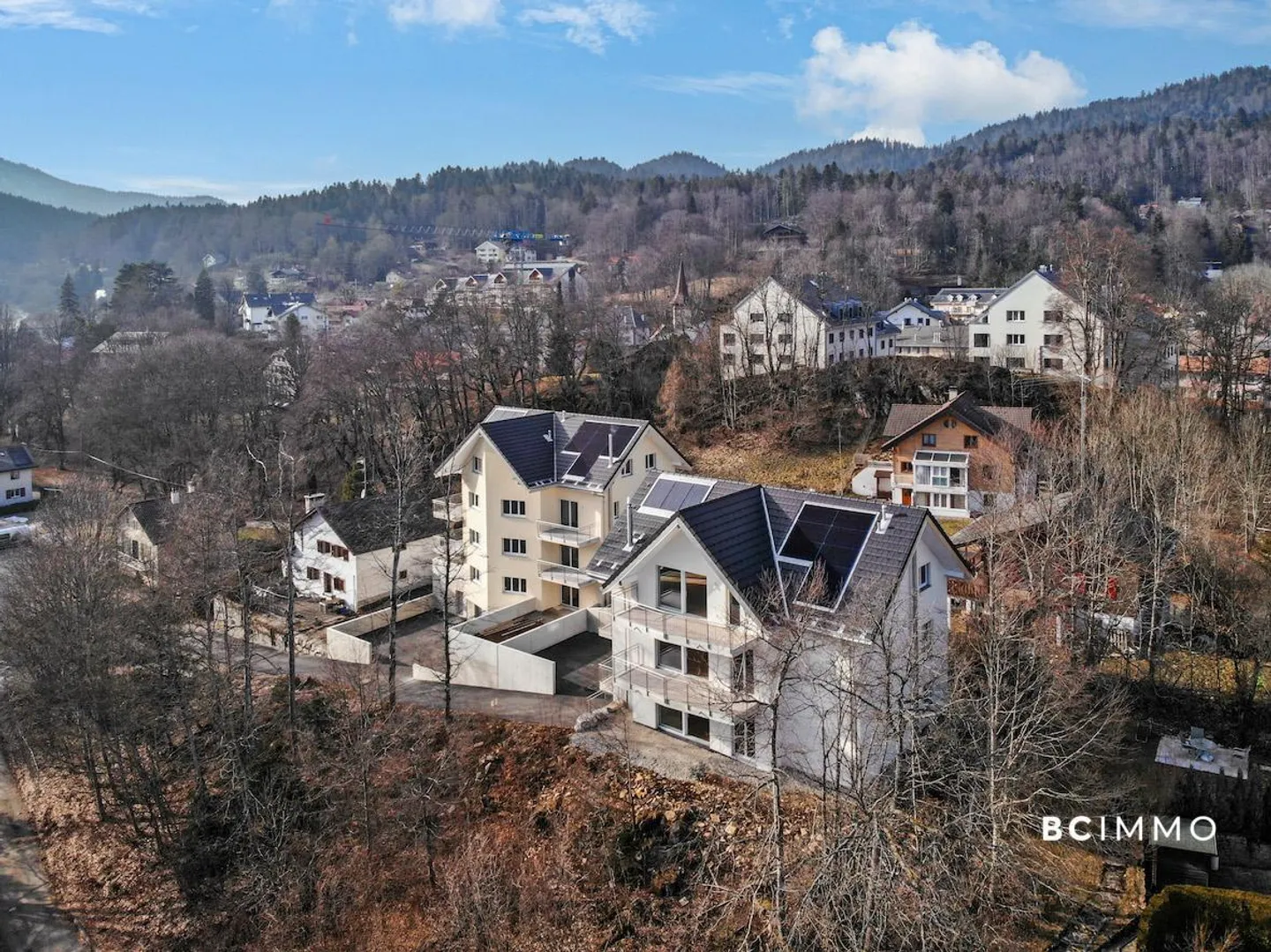 Wunderschöne neue Penthousewohnung im Zentrum von Saint-Cergue - Foto 1 von 13