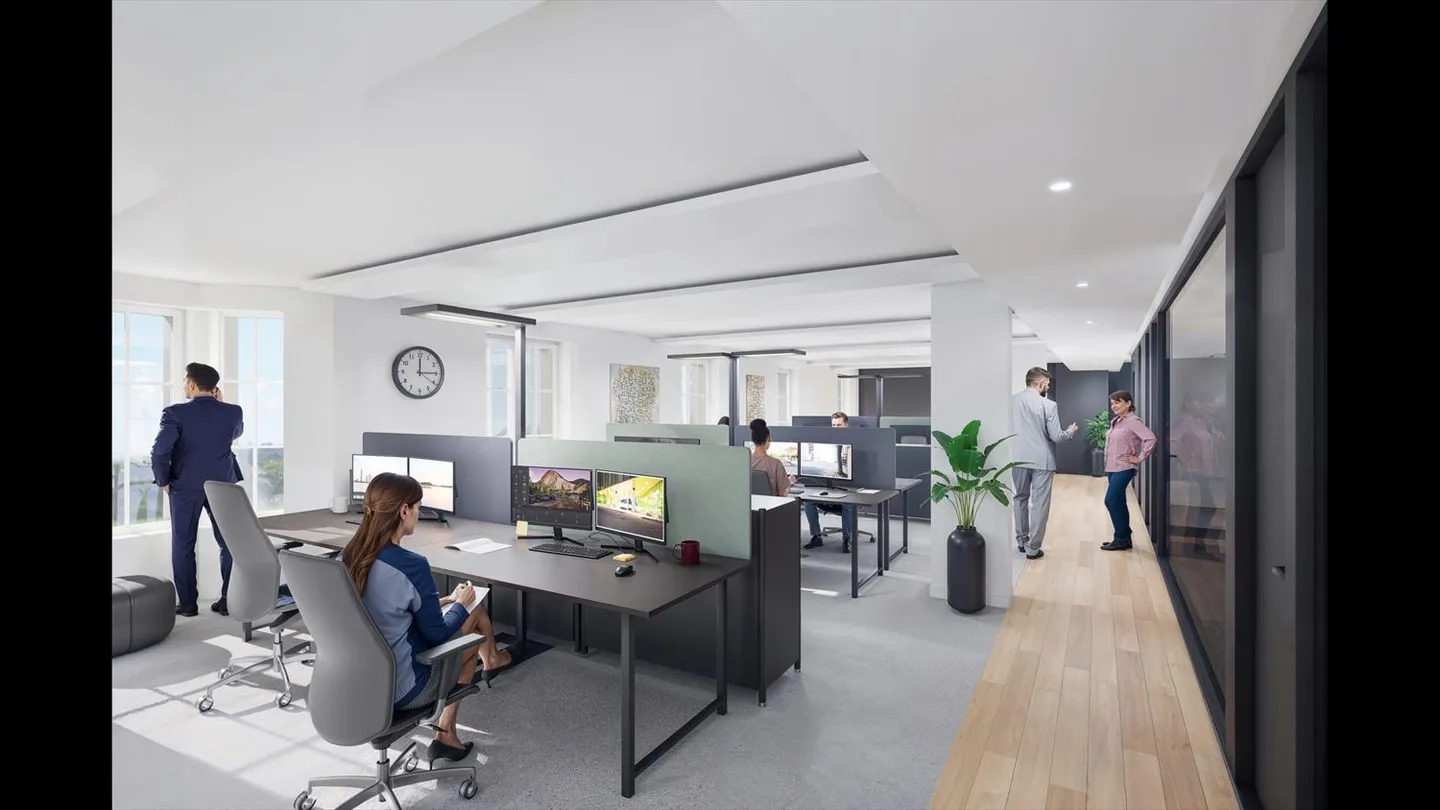 "Plug and Play" Offices for Rent in an Iconic Building in the Center of Geneva - Photo 4 of 8