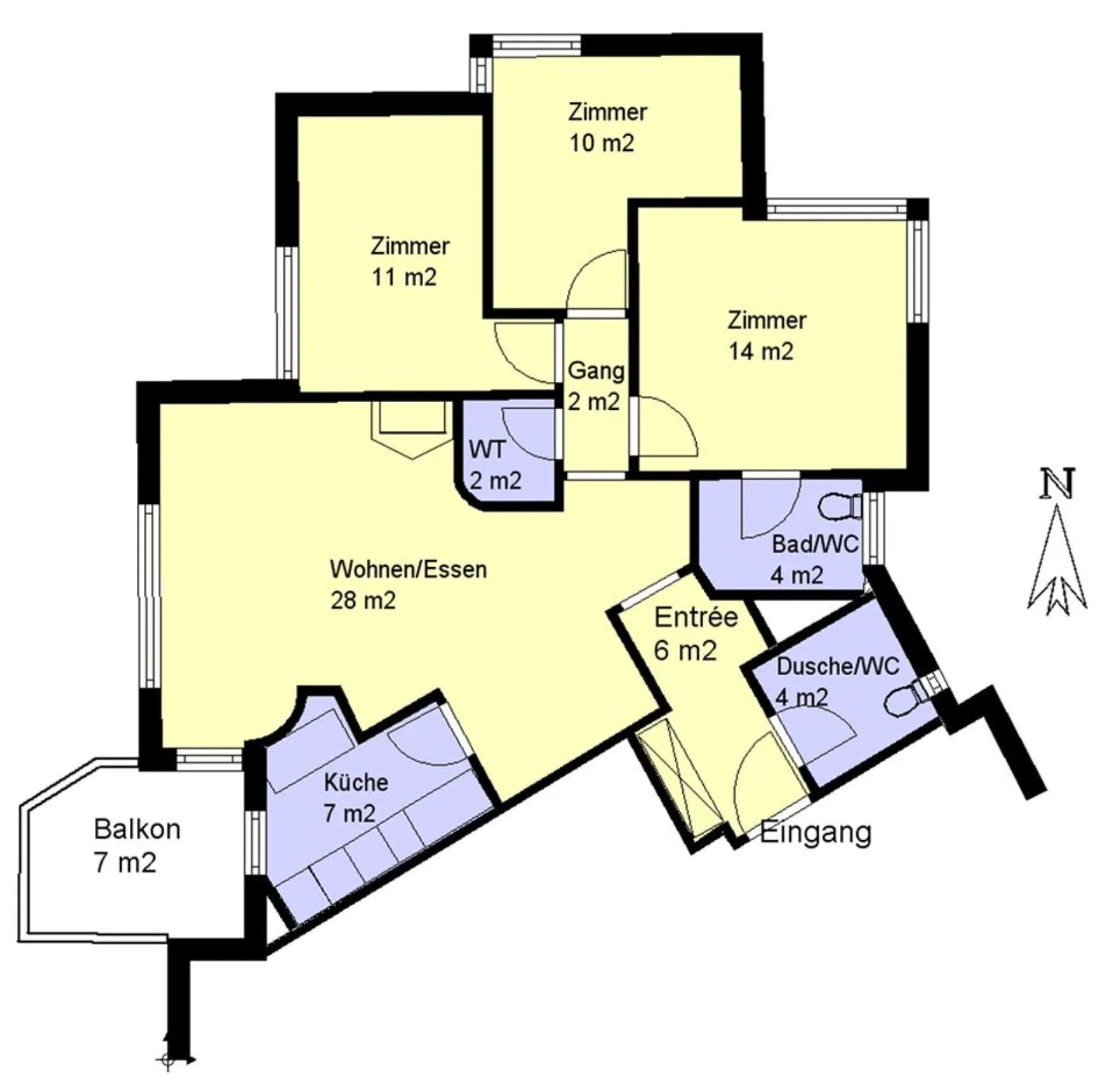 Attractive 4.5-room apartment in a tax-friendly location - Photo 9 of 10