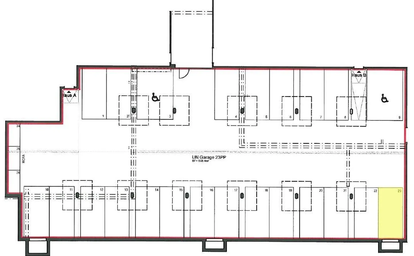 Il tuo posto auto a Chur - vicino agli ospedali - Foto 3 di 3