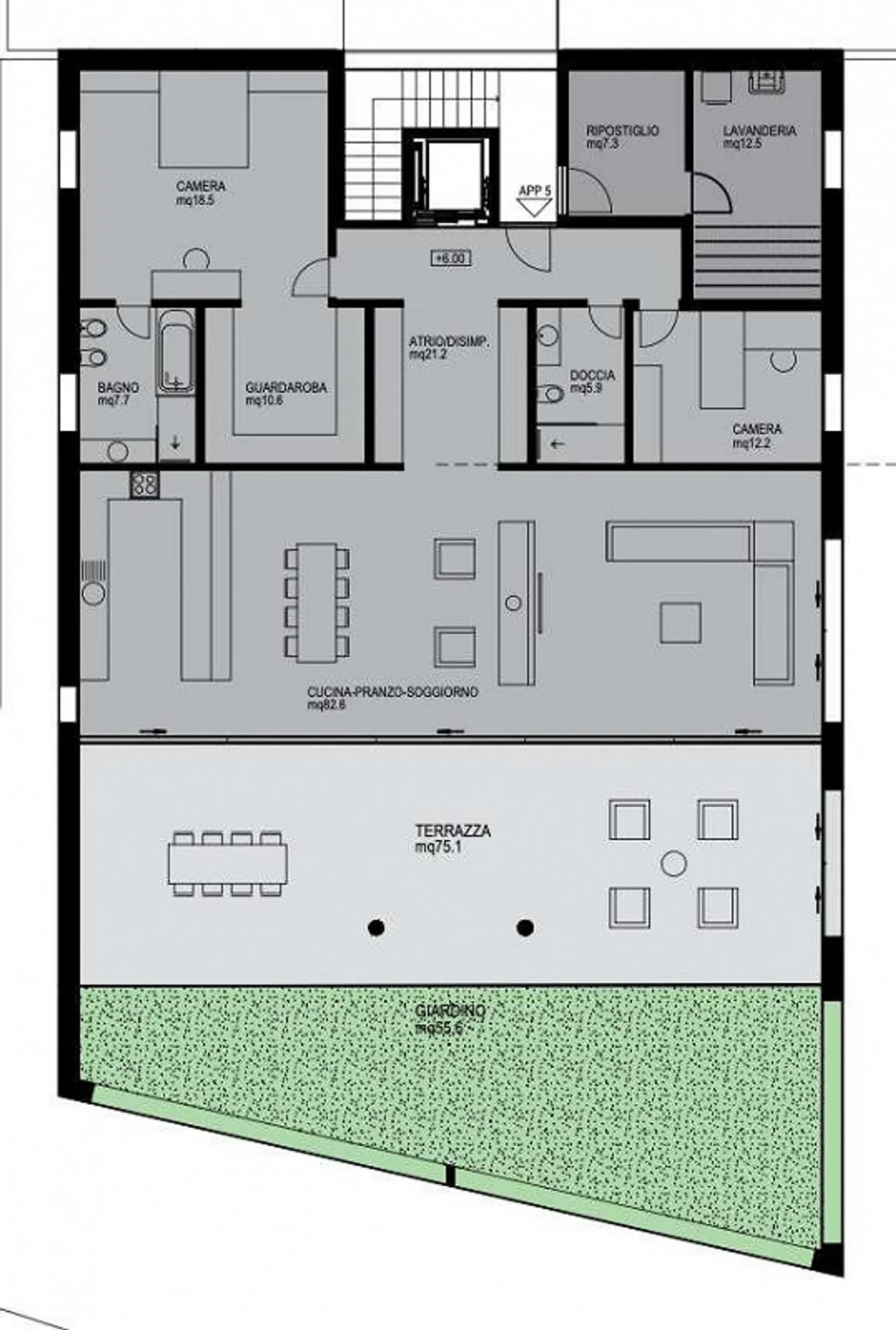 Newly built open space penthouse - Photo 4 of 4