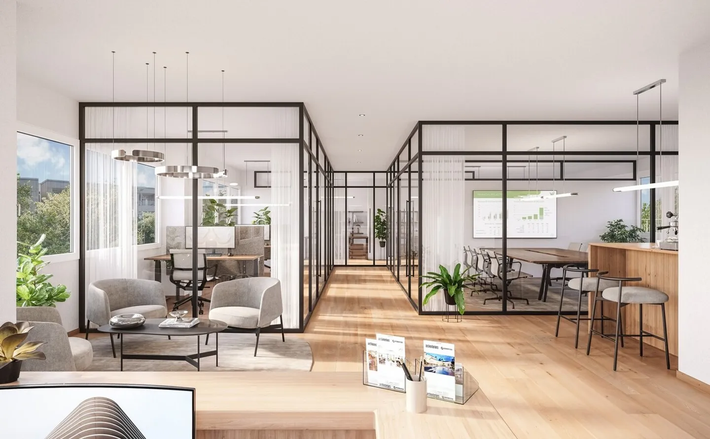 Votre nouveau bureau - situé au centre de Wettingen ! - Photo 1 sur 2