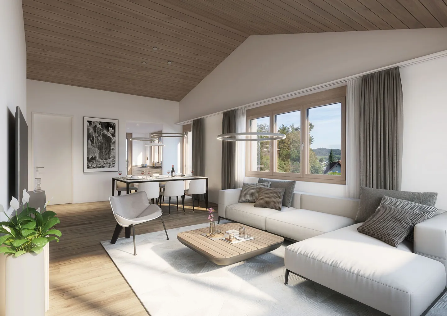 Wohnüberbauung Sonnhalde "5.5-Zimmer-Eigentumswohnung" - Foto 3 di 7