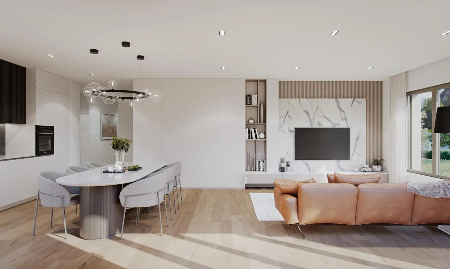 Appartement de luxe avec jardin - Photo 4 sur 11
