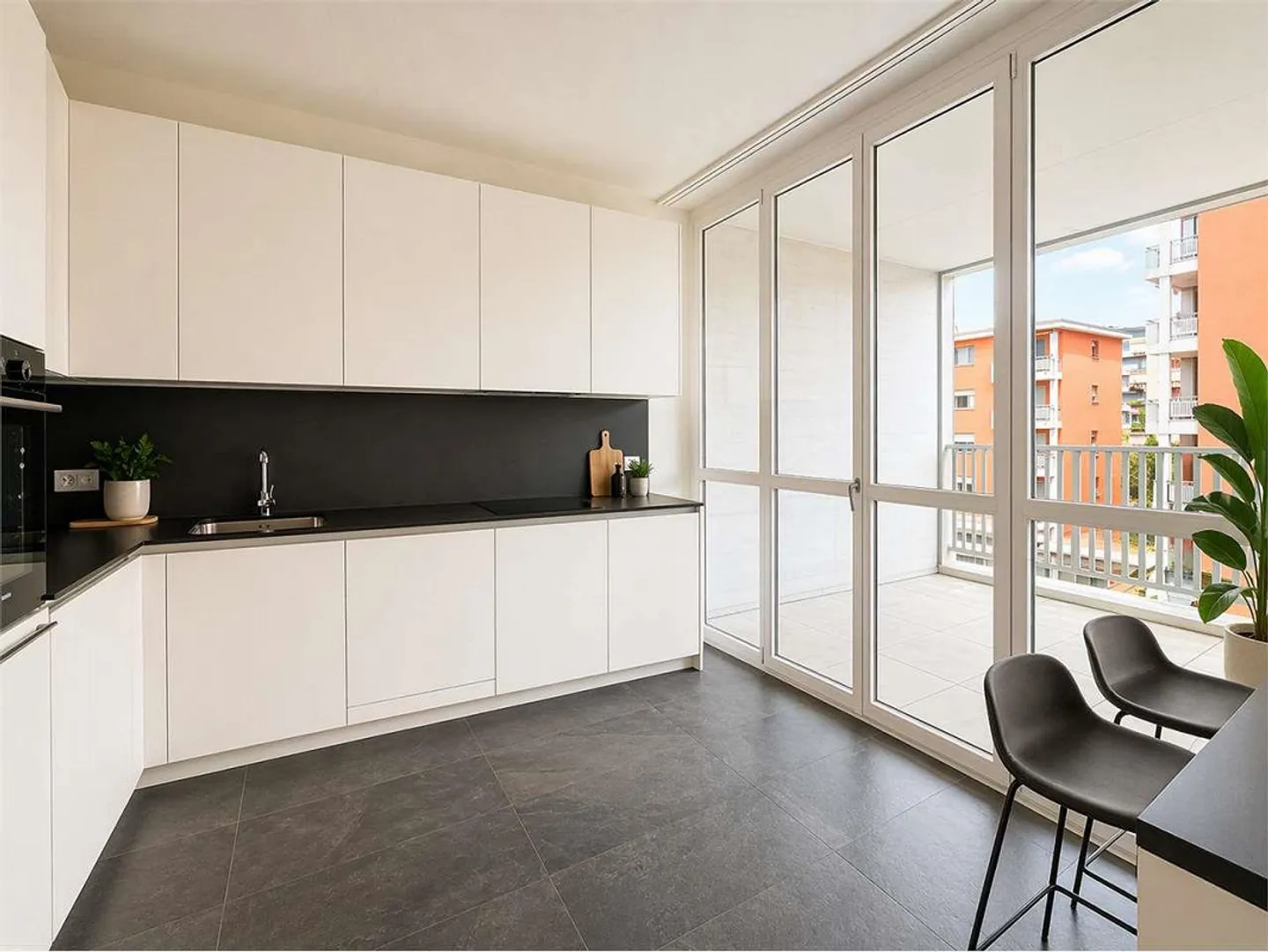 Exklusives Duplex mit 4,5 Zimmern im Herzen von Cassarate - Foto 5 von 11