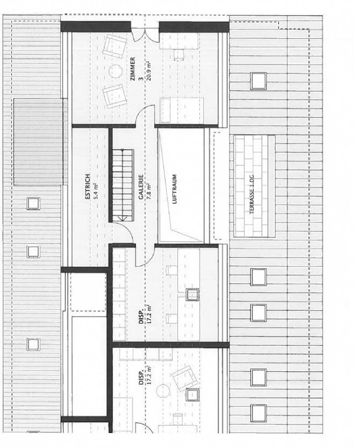 Grosszügige 5.5 Zimmer-Maisonettewohnung in Oberwil b. Nürensdorf - Foto 12 von 13