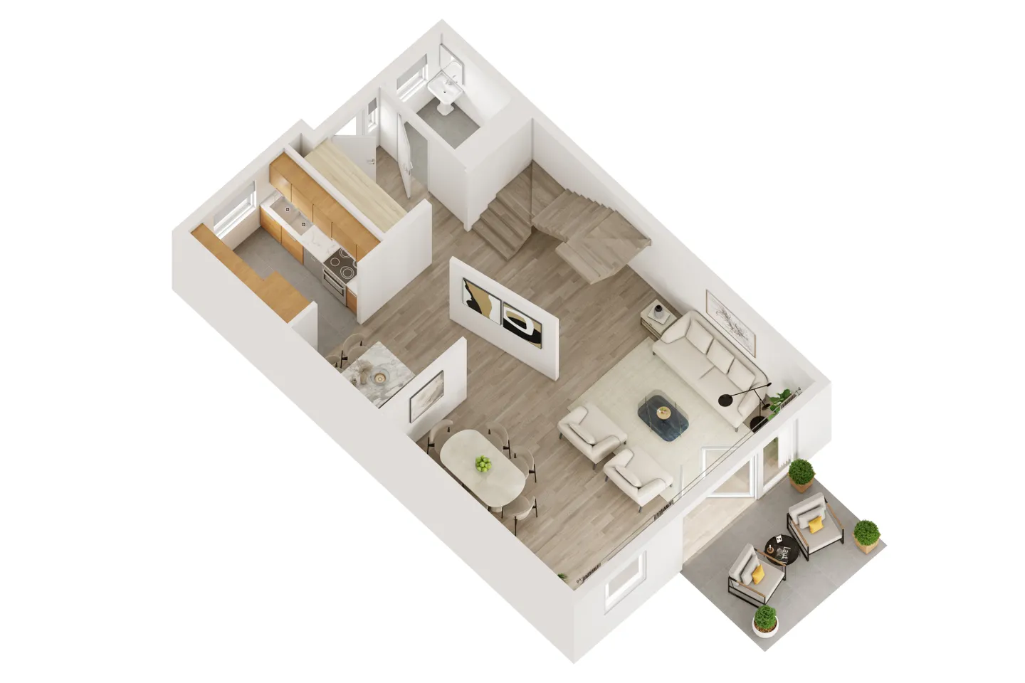 Sonderangebot - Geräumige 4-Zimmer-Duplexwohnung - Foto 6 von 7