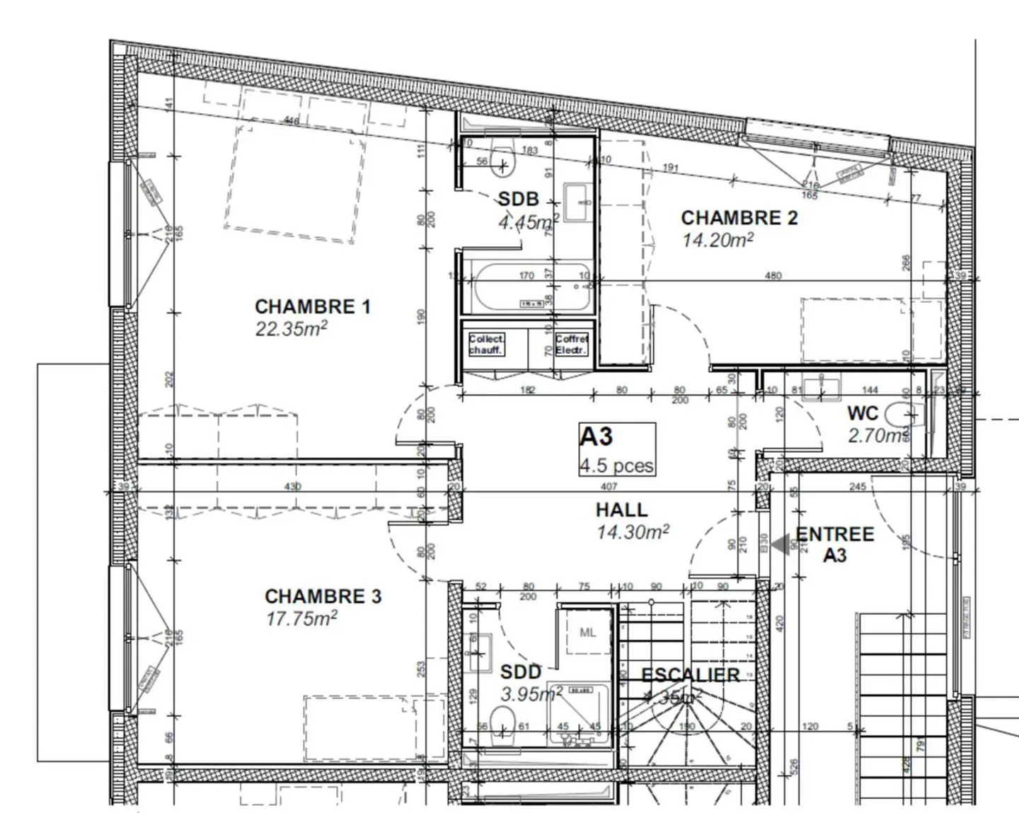 Nuova Residenza a Chailly - Attico di 4,5 locali con terrazza di 33 m² - Foto 2 di 8