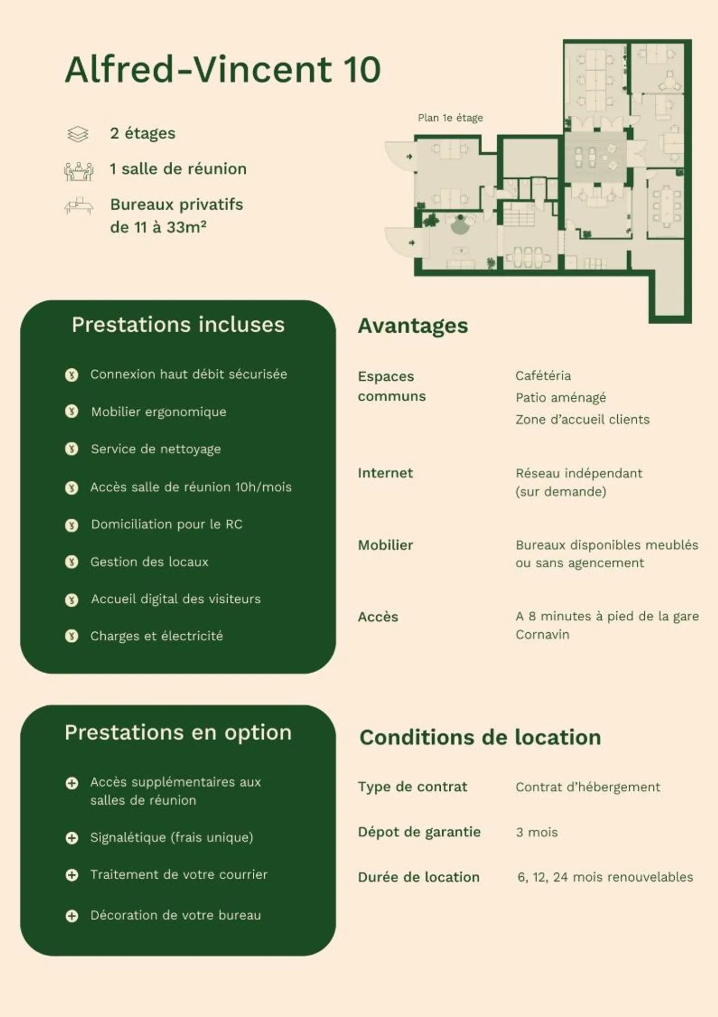 Bureau lumineux à Genève - Photo 11 sur 11