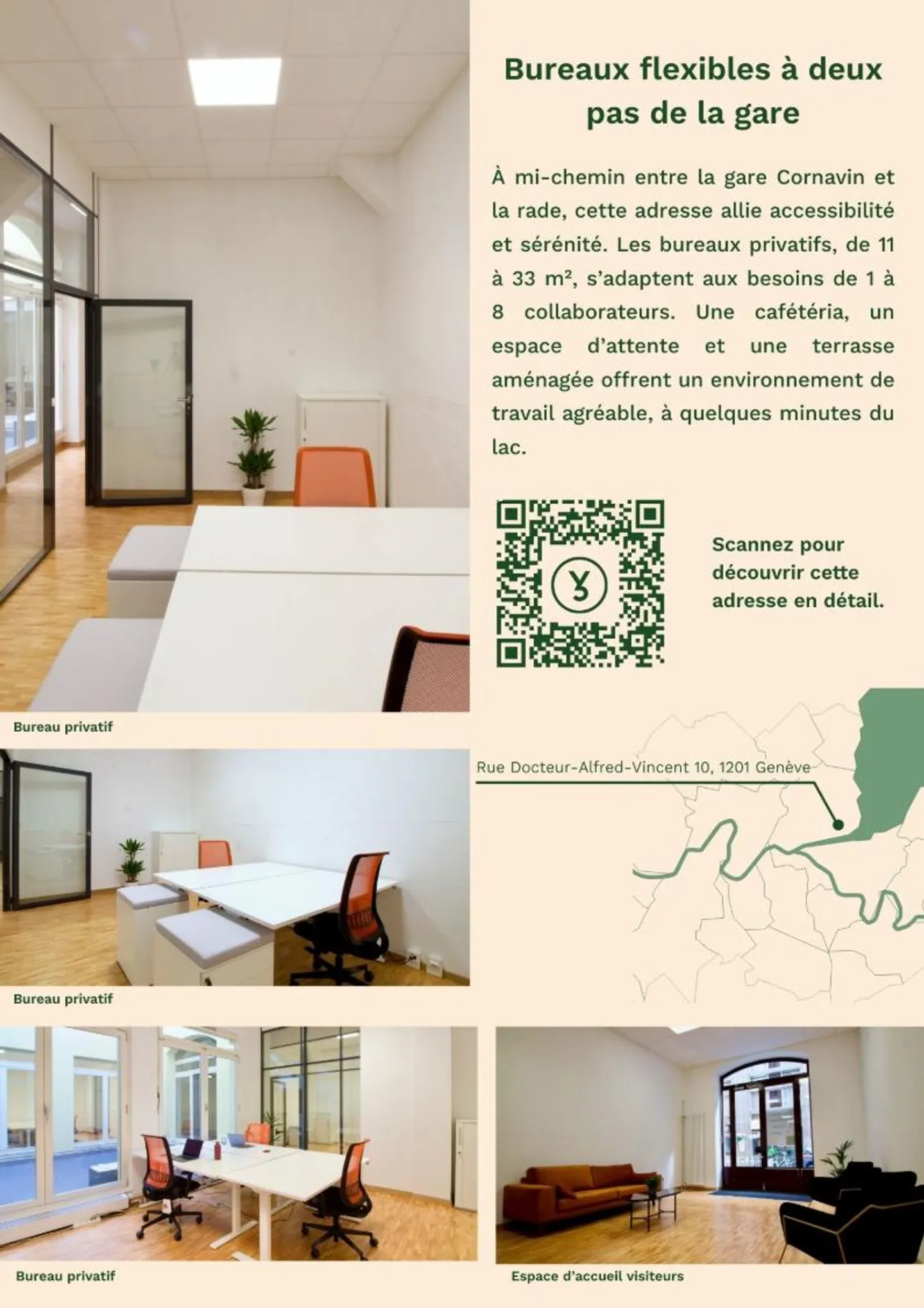 Bureau lumineux à Genève - Photo 10 sur 11