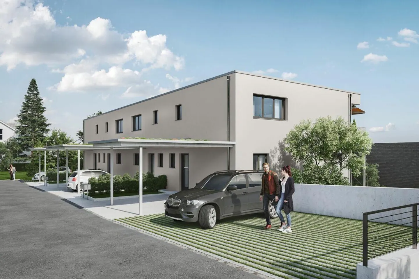 Maisons en rangée modernes à Oberwil - Photo 1 sur 12