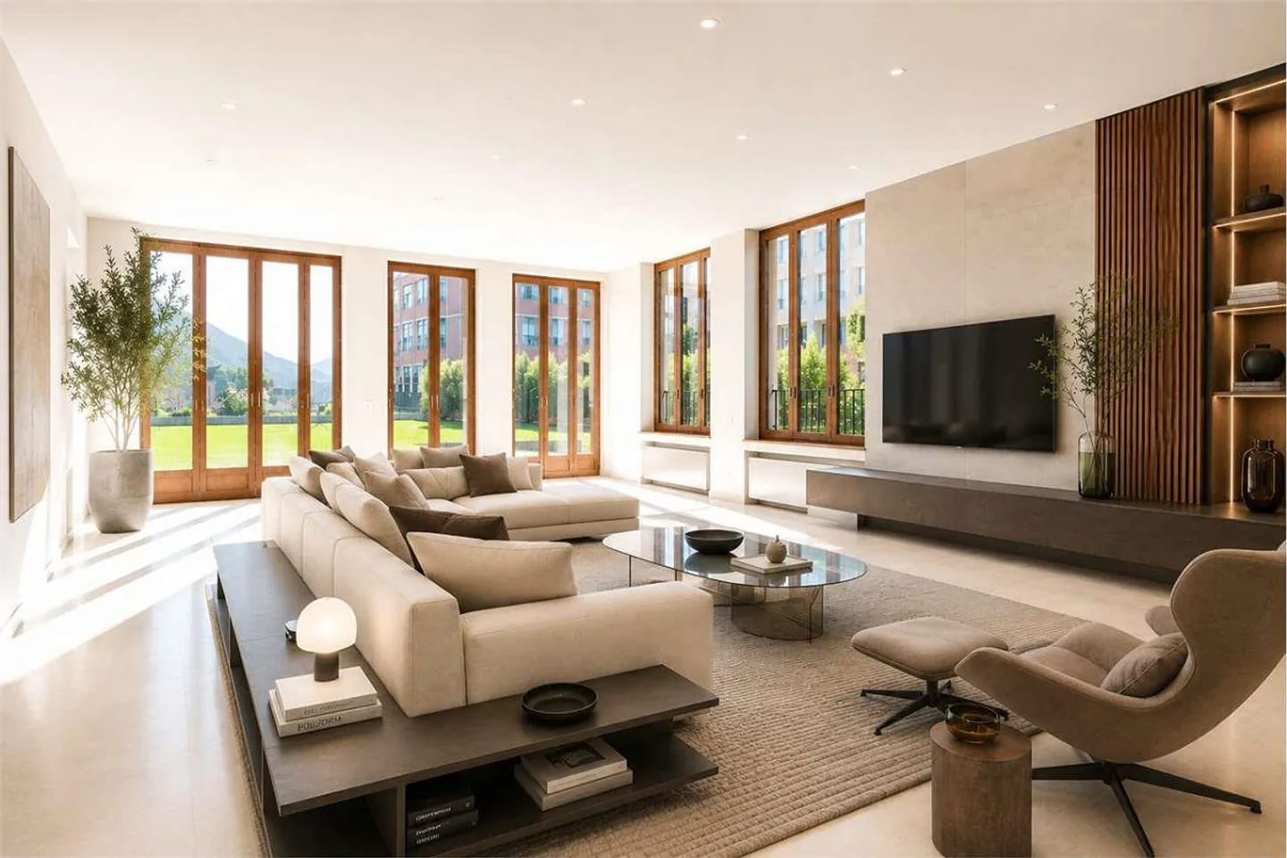 Appartement prestigieux avec jardin privé à Cassarate - Photo 1 sur 13