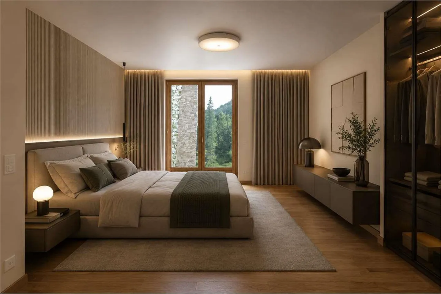 Appartement prestigieux avec jardin privé à Cassarate - Photo 8 sur 13