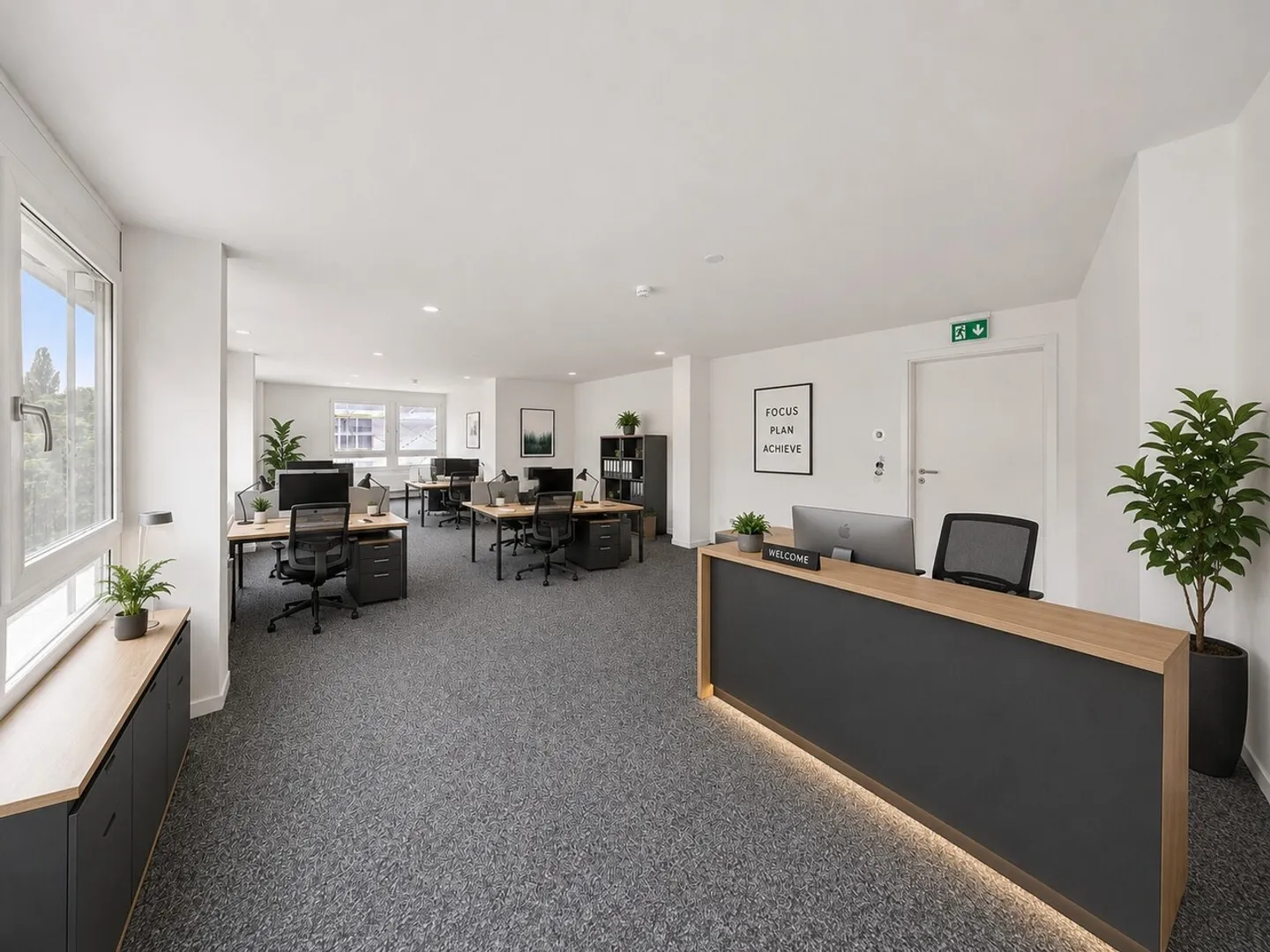 Compact, flexible and immediately usable - Office near the city of Bern - Photo 2 of 10