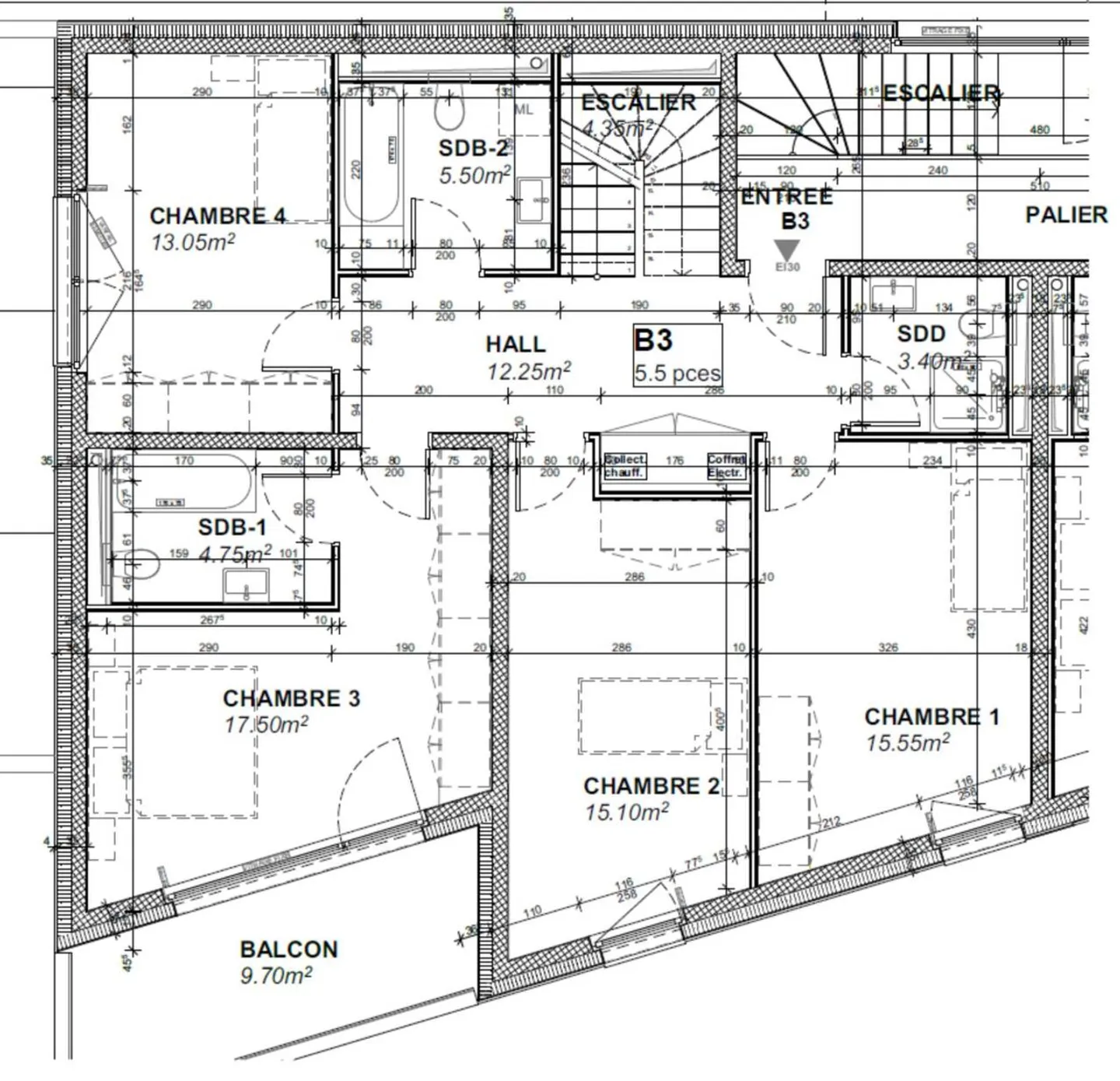New residence in Chailly - 5.5 room duplex with south-facing balcony - Photo 2 of 7