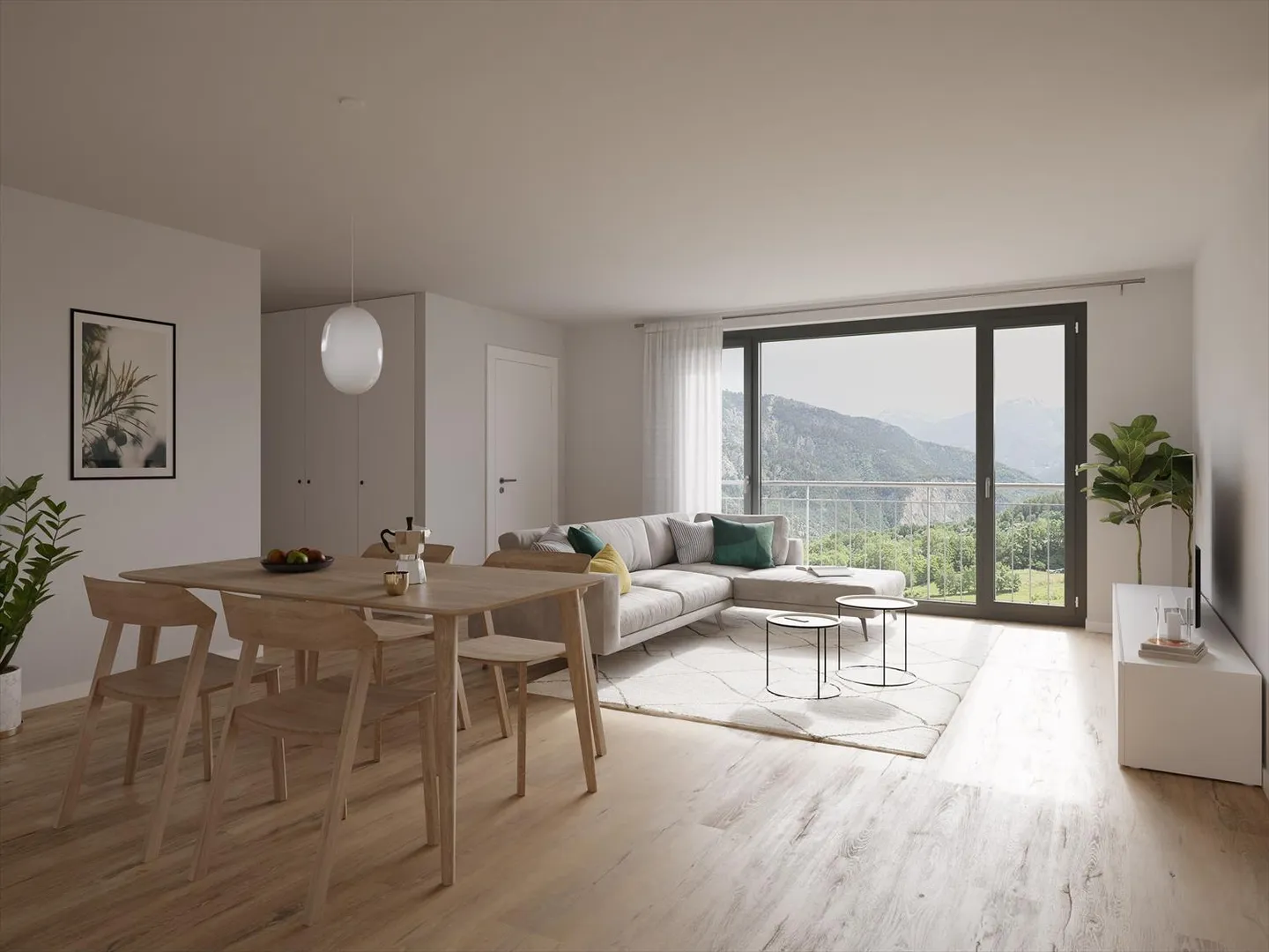 Magnificent 3.5-room apartment with panoramic views in Ayent - Photo 1 of 5