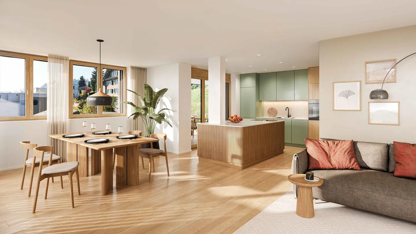 Stilvolle Wohnung mit Terrasse - Foto 1 von 3