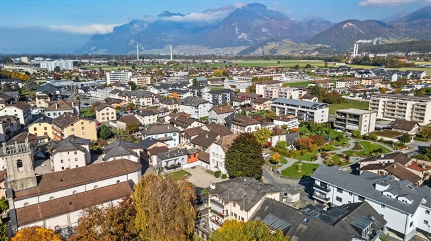 Locaux commerciaux à Collombey - Photo 1 sur 11