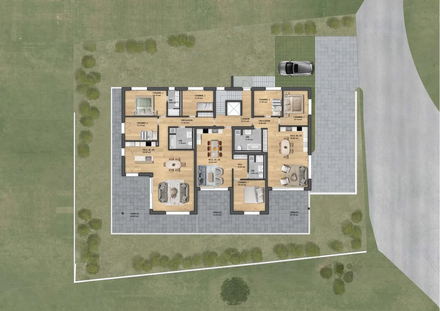 New 3.5-room apartment with terrace and private garden! - Photo 10 of 12