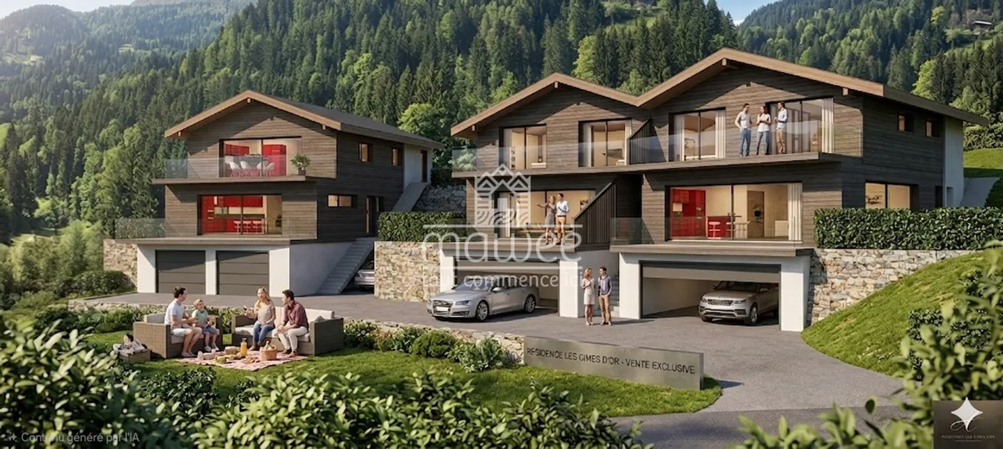 Terreno di 1682 m2 con permesso di costruzione valido per 3 chalet - Foto 1 di 7