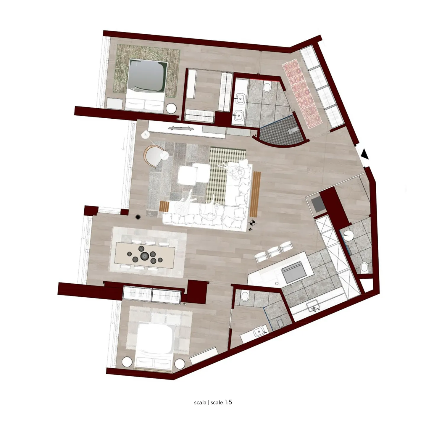 Attico unico con vista lago nella prestigiosa residenza Nizza Paradise - Foto 10 di 14