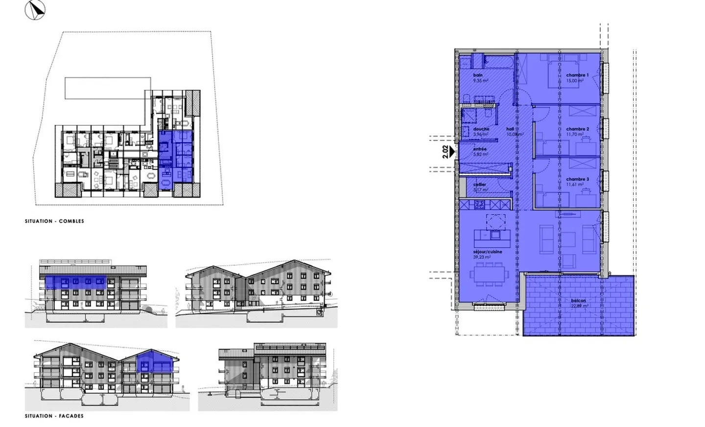 Appartement contemporain avec vue - Photo 5 sur 5