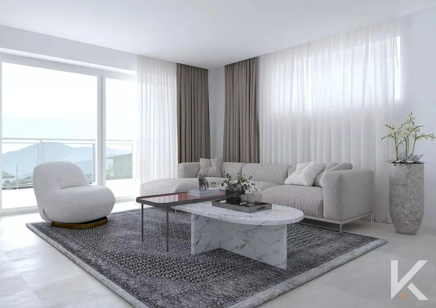 4.5-room apartment - New residence under construction - Photo 6 of 12