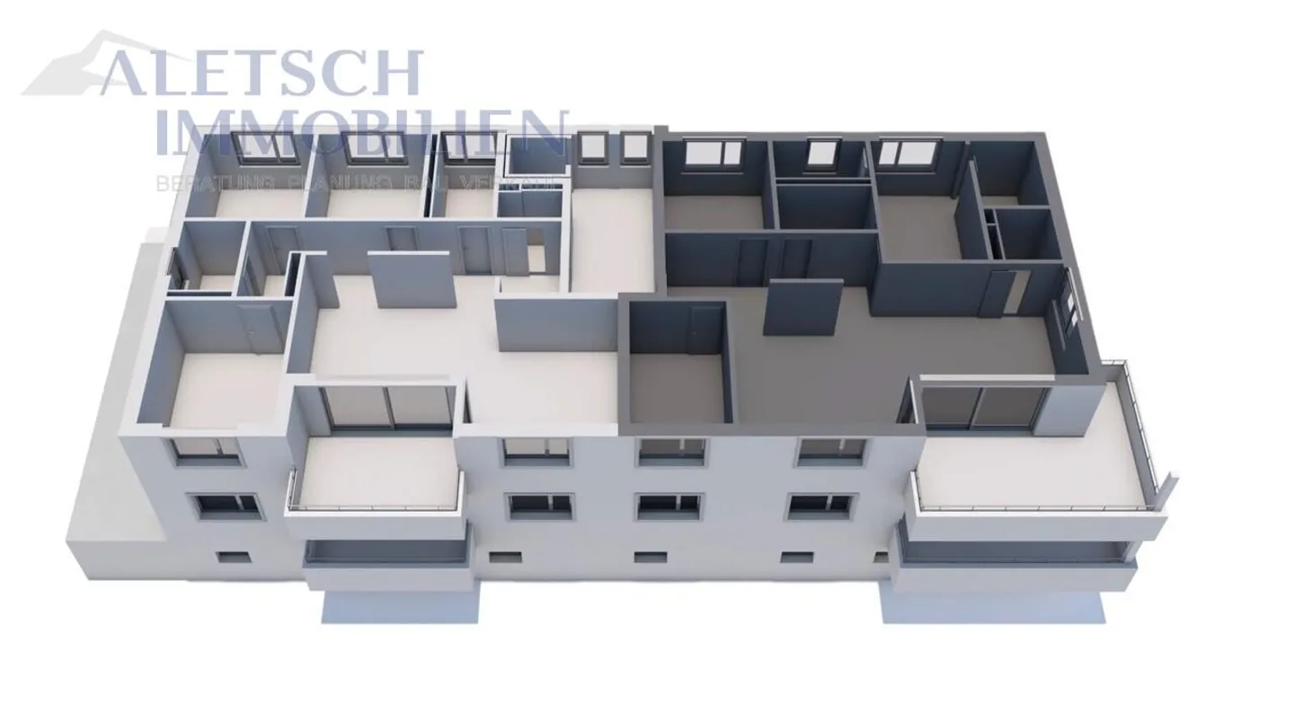4.5-room apartment with large loggia in Steg - Photo 5 of 6