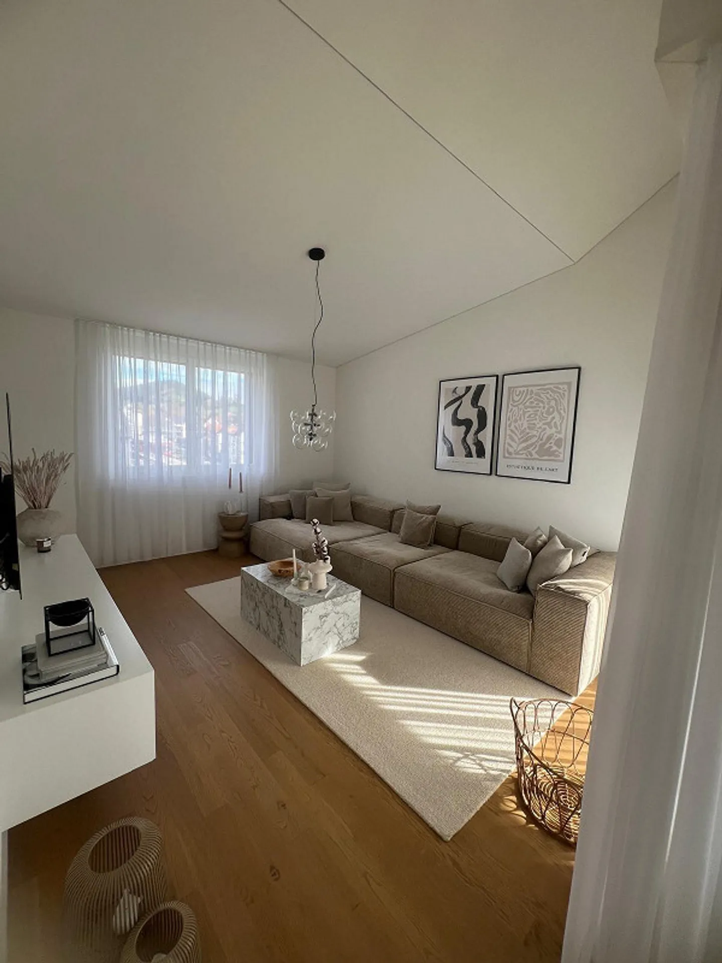 Appartement sous les combles de 3,5 pièces avec vue magnifique sur l'Alpstein - Photo 4 sur 11