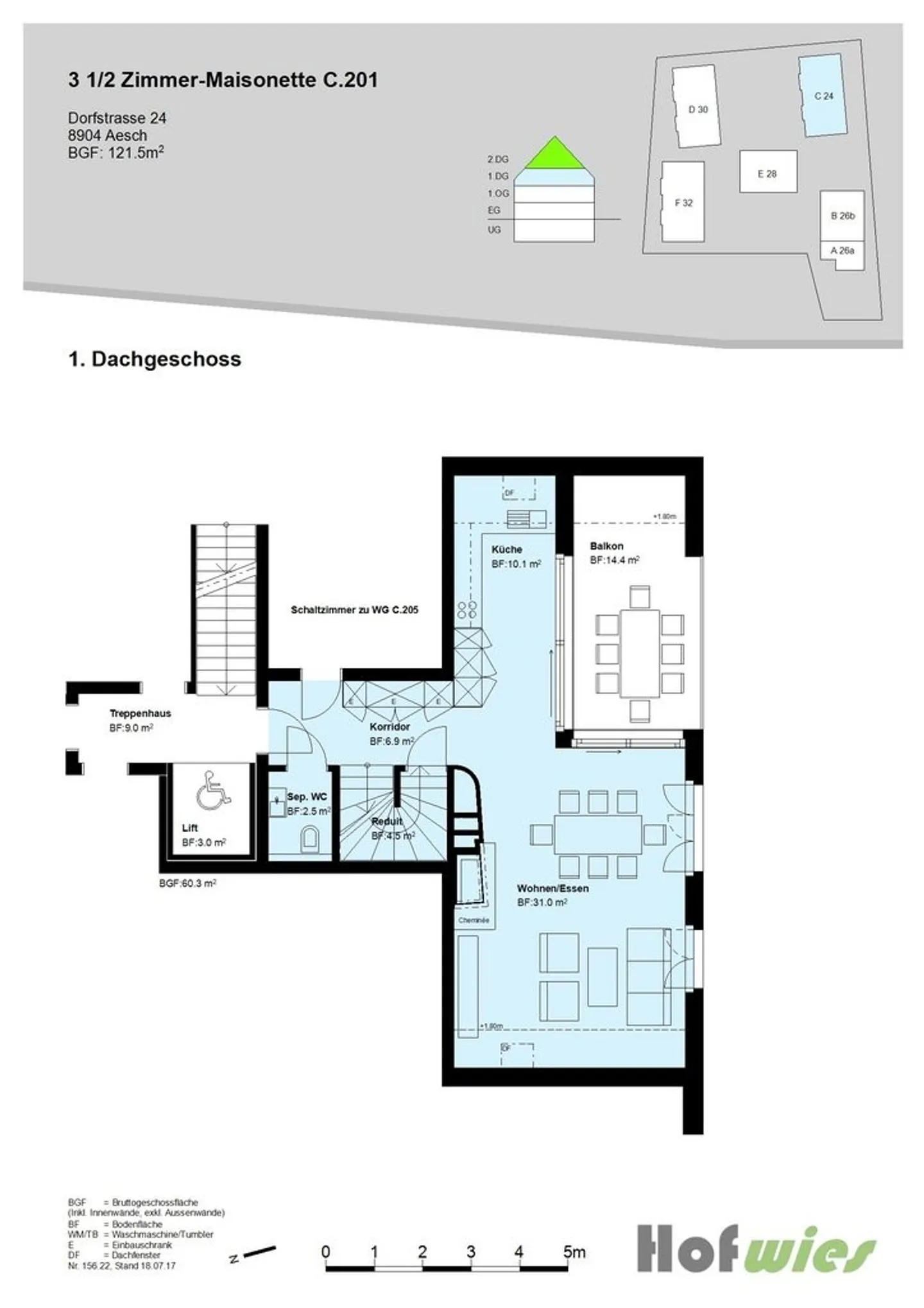 Charmante Duplexwohnung in Aesch ZH - Foto 10 von 12