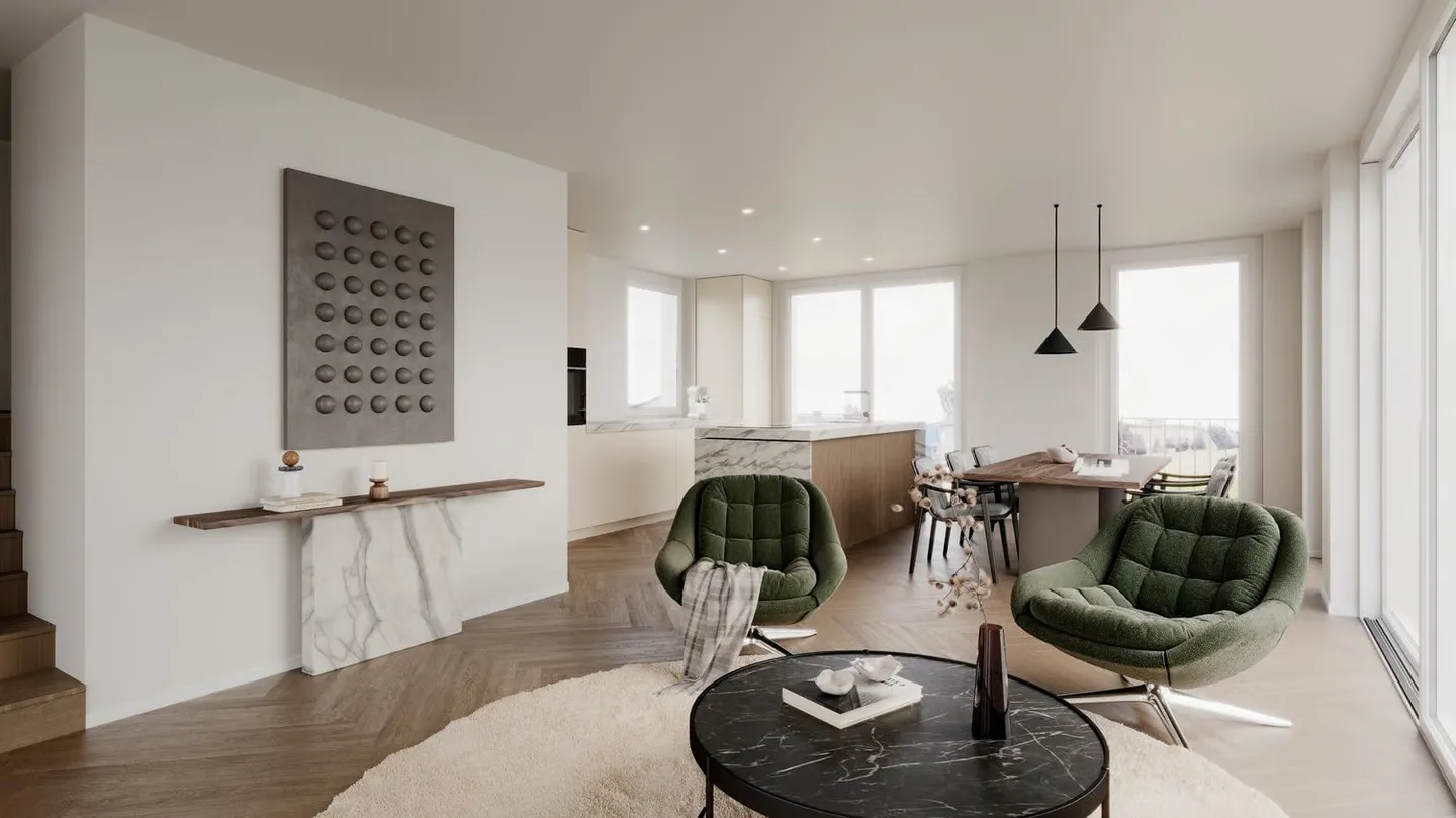 Modernes Apartment mit Balkon - Foto 5 von 8