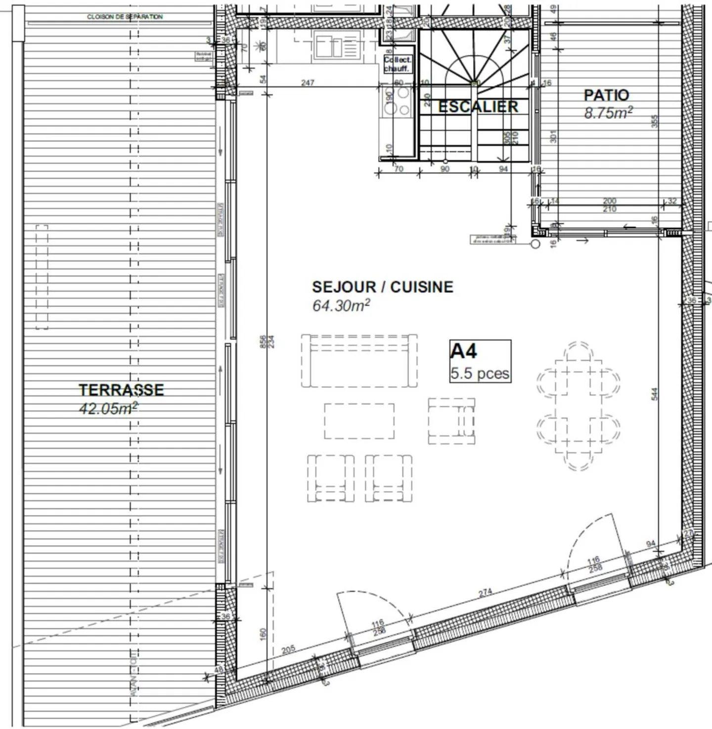 Attico di 5,5 stanze NUOVO in duplex con terrazza e vista sul Lago di Ginevra - Foto 3 di 8