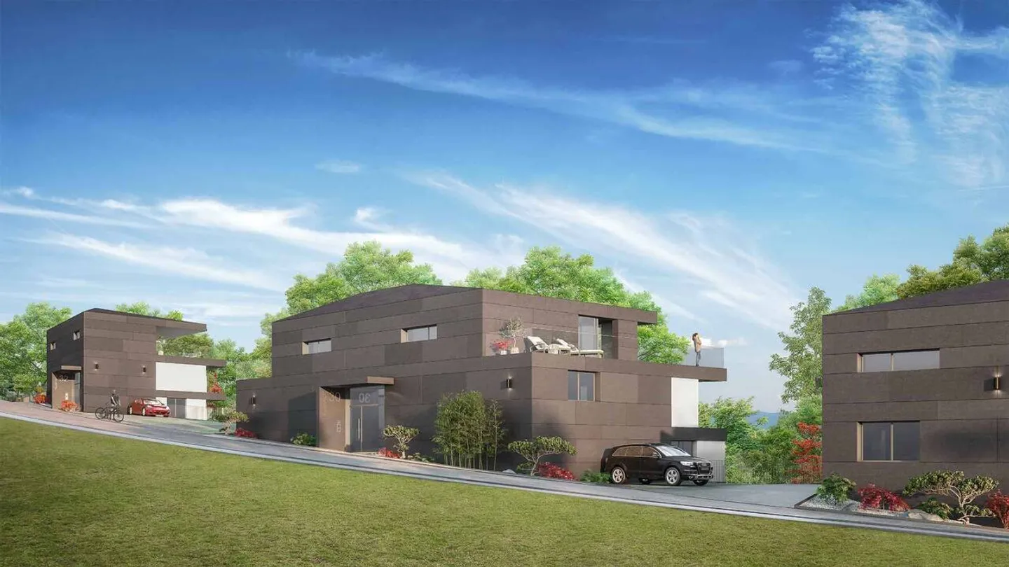 Attico di 5,5 stanze NUOVO in duplex con terrazza e vista sul Lago di Ginevra - Foto 8 di 8