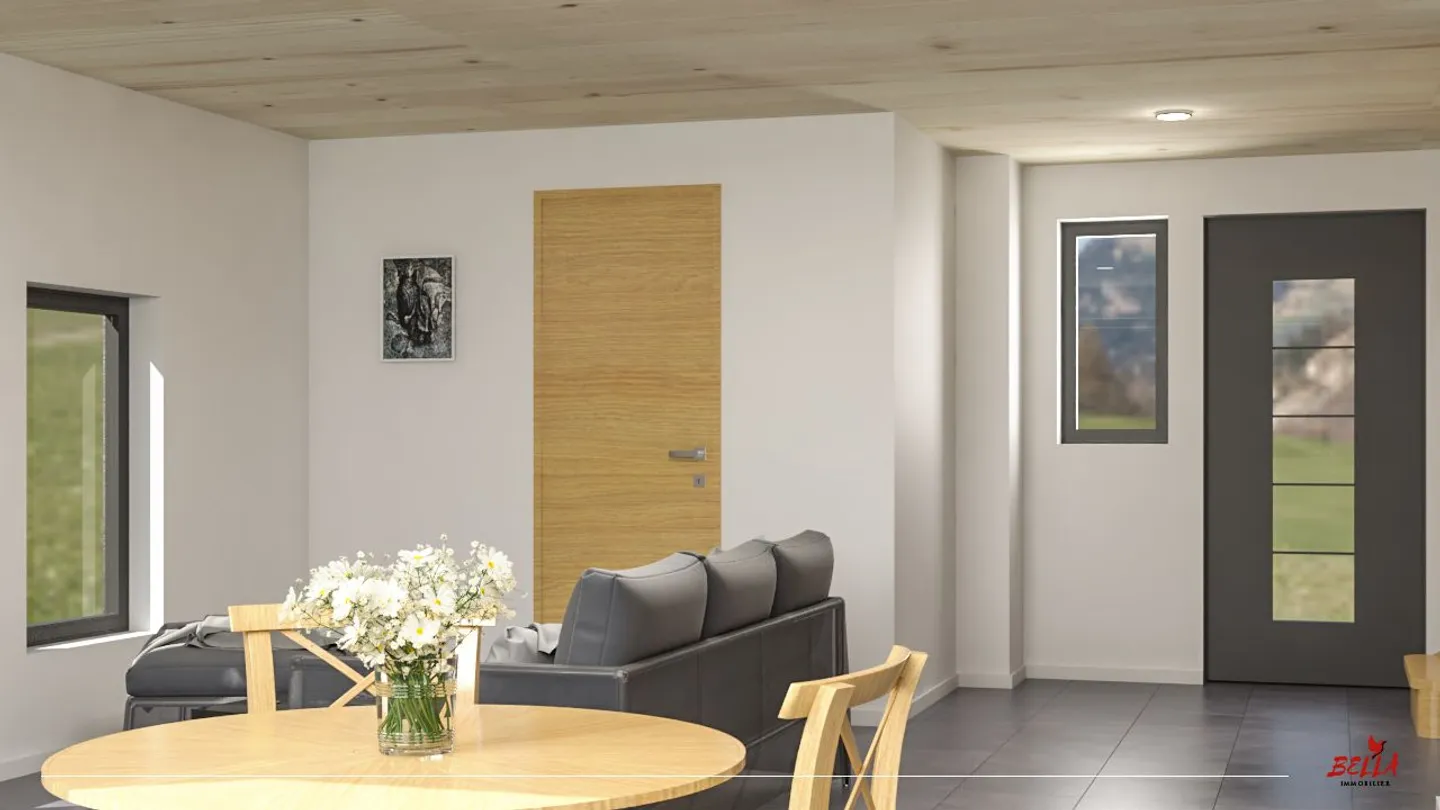 Beautiful 3.5-room duplex apartment in Chalais - Photo 4 of 12