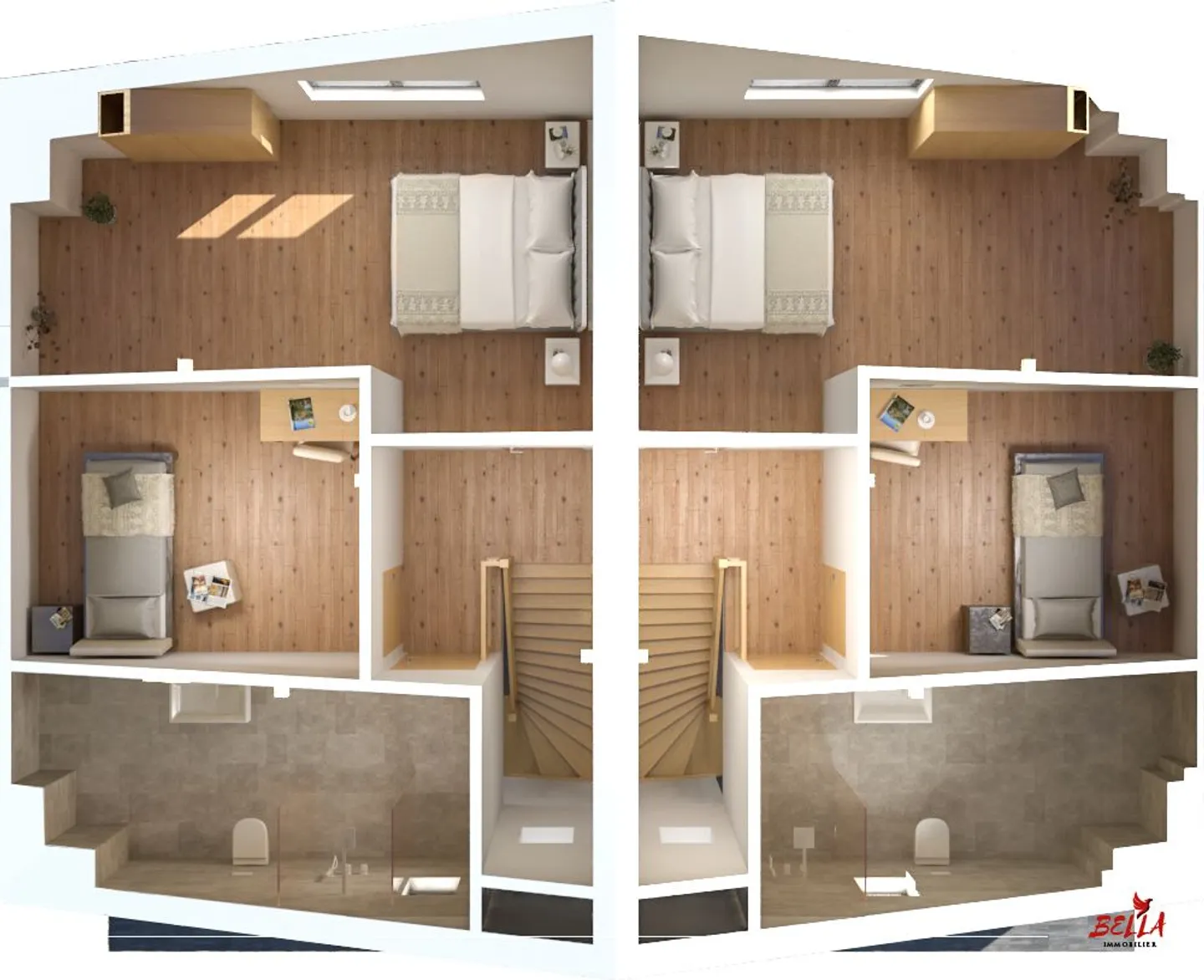 Beautiful 3.5-room duplex apartment in Chalais - Photo 10 of 12